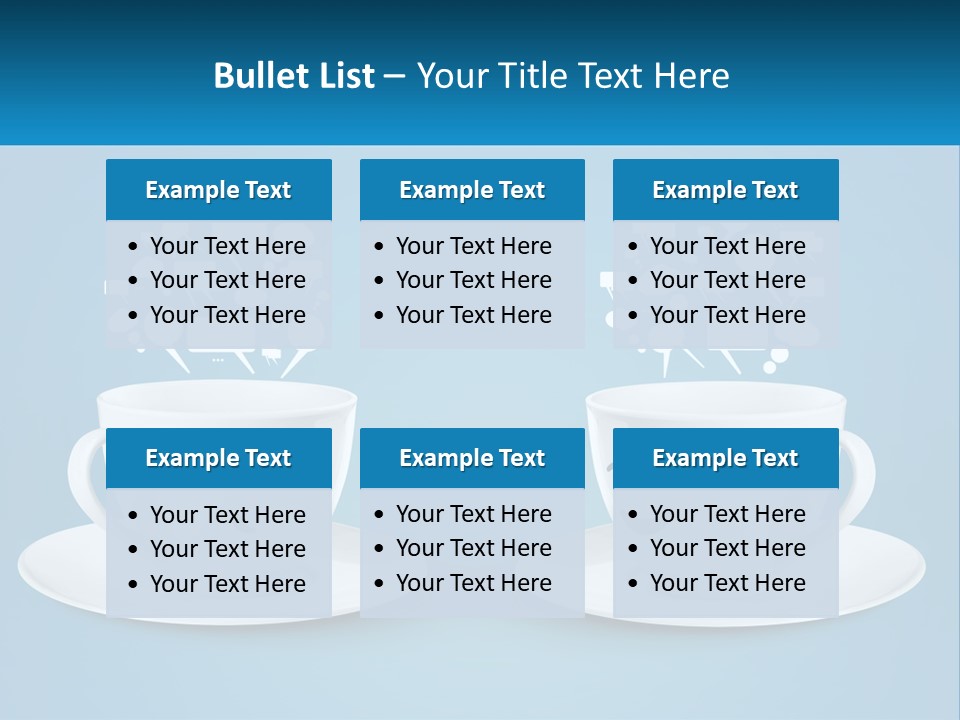 Chatting Over A Cup Of Tea PowerPoint Template