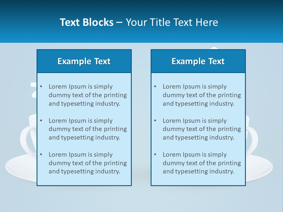 Chatting Over A Cup Of Tea PowerPoint Template