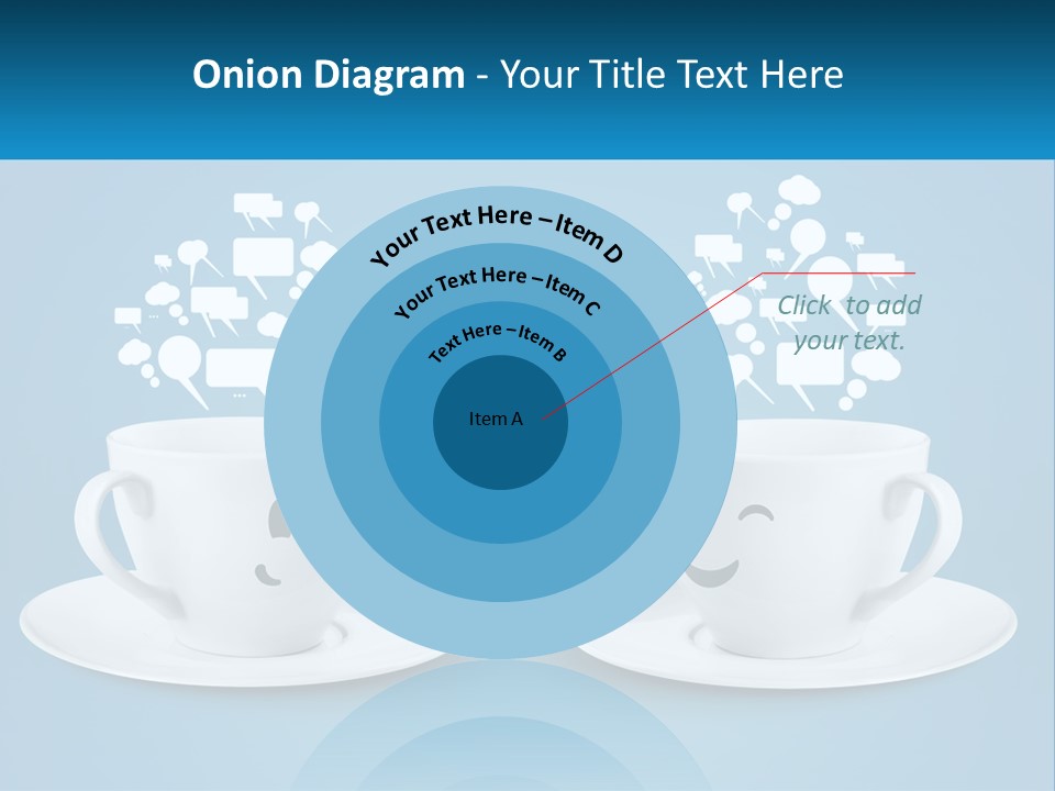 Chatting Over A Cup Of Tea PowerPoint Template
