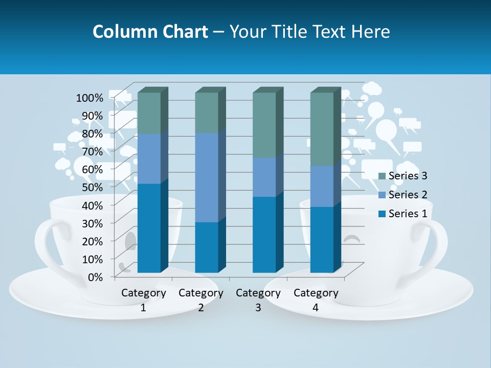 Chatting Over A Cup Of Tea PowerPoint Template
