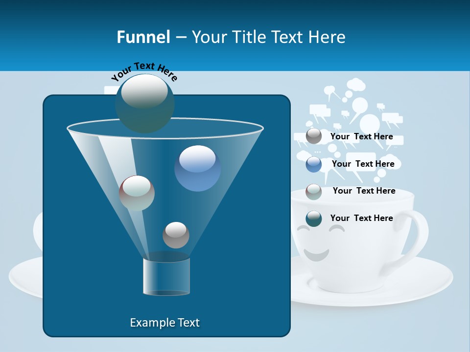 Chatting Over A Cup Of Tea PowerPoint Template