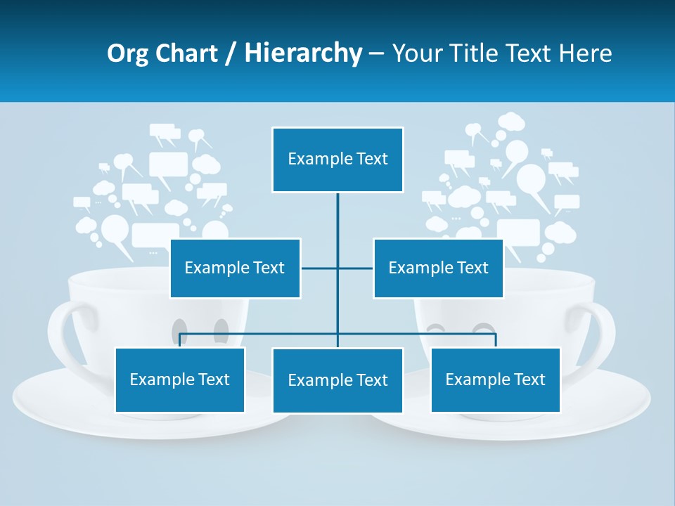 Chatting Over A Cup Of Tea PowerPoint Template