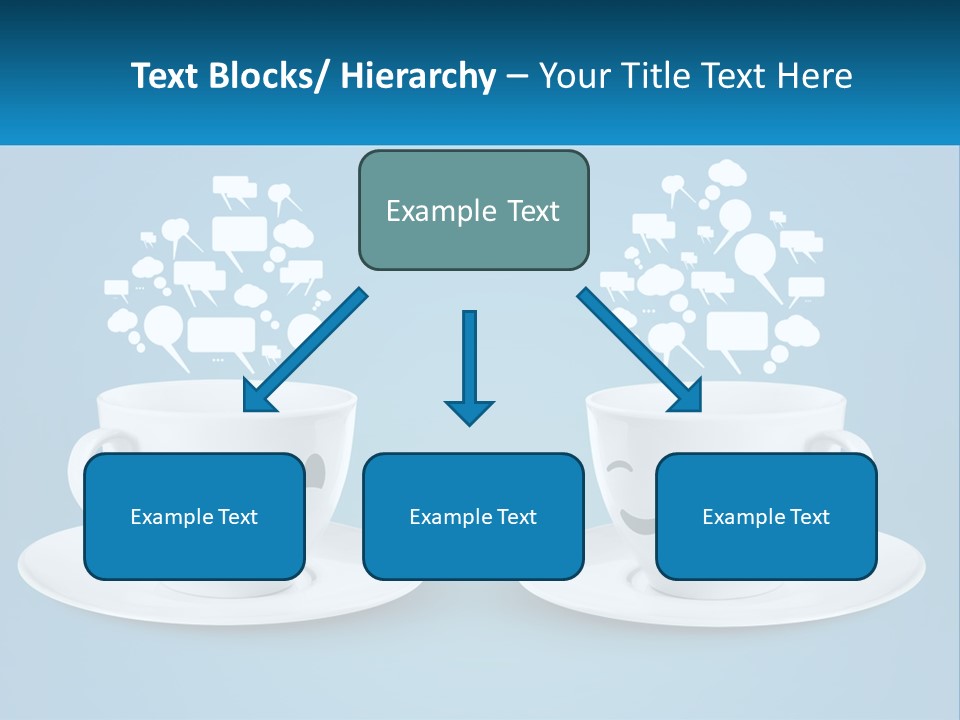 Chatting Over A Cup Of Tea PowerPoint Template