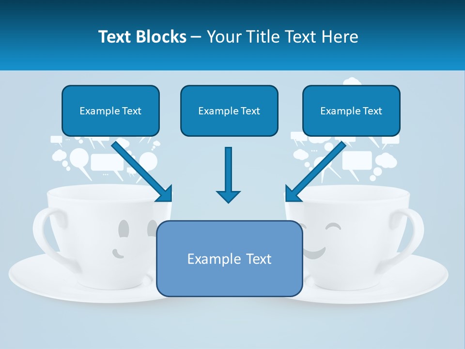 Chatting Over A Cup Of Tea PowerPoint Template