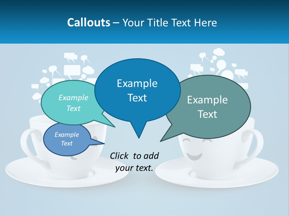 Chatting Over A Cup Of Tea PowerPoint Template