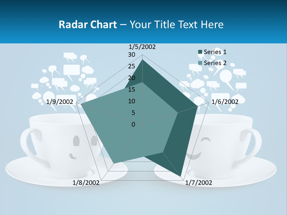 Chatting Over A Cup Of Tea PowerPoint Template