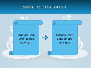 Chatting Over A Cup Of Tea PowerPoint Template