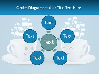 Chatting Over A Cup Of Tea PowerPoint Template