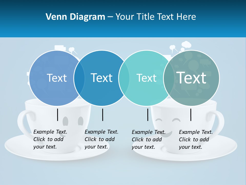 Chatting Over A Cup Of Tea PowerPoint Template