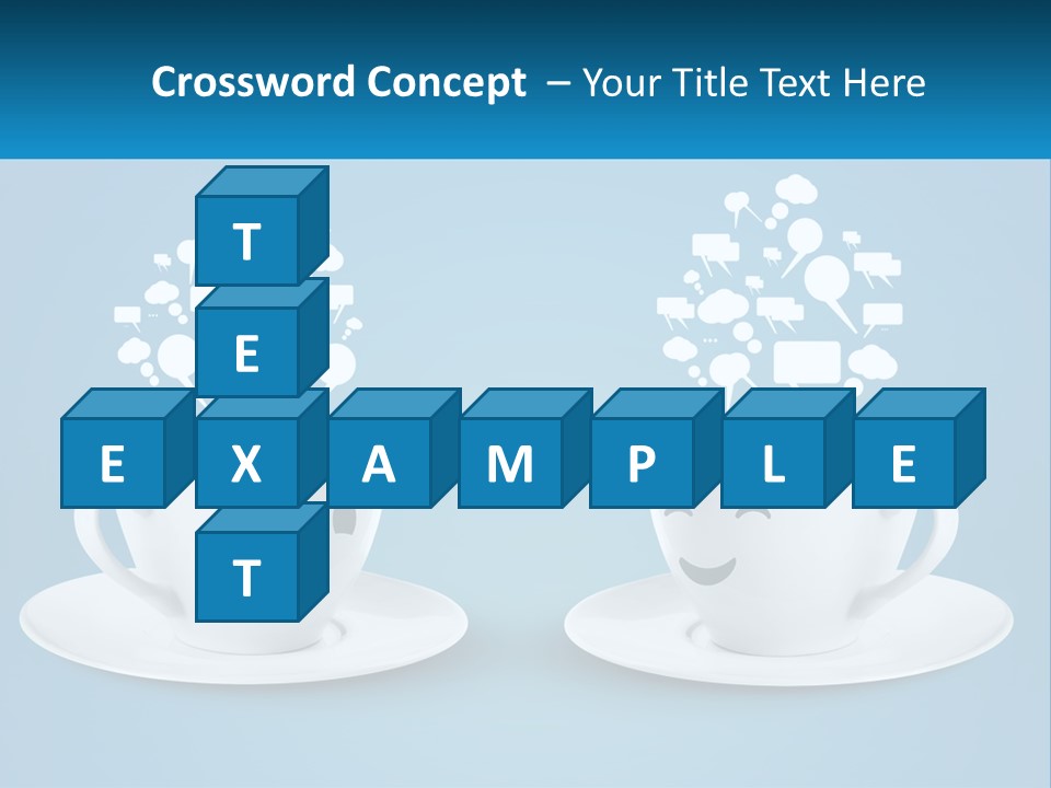 Chatting Over A Cup Of Tea PowerPoint Template