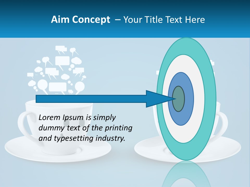 Chatting Over A Cup Of Tea PowerPoint Template