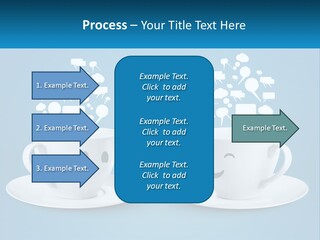 Chatting Over A Cup Of Tea PowerPoint Template
