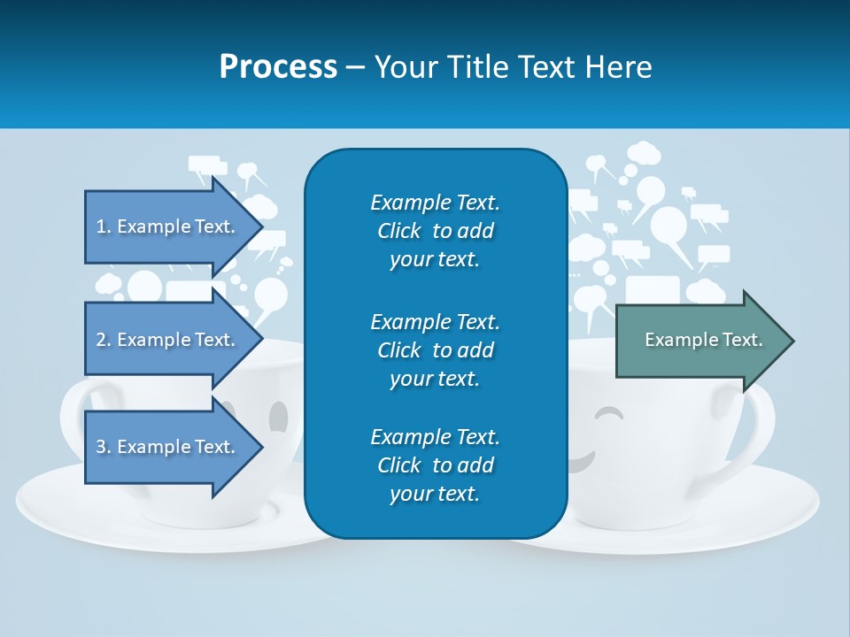 Chatting Over A Cup Of Tea PowerPoint Template