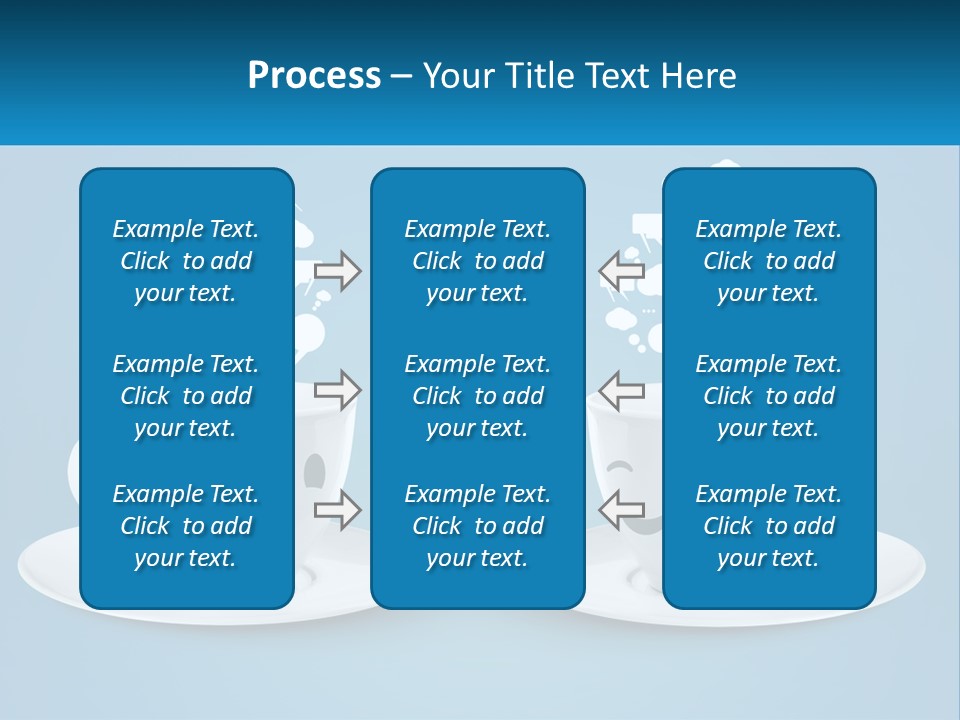 Chatting Over A Cup Of Tea PowerPoint Template