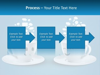 Chatting Over A Cup Of Tea PowerPoint Template