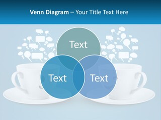 Chatting Over A Cup Of Tea PowerPoint Template