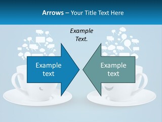 Chatting Over A Cup Of Tea PowerPoint Template