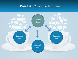 Chatting Over A Cup Of Tea PowerPoint Template