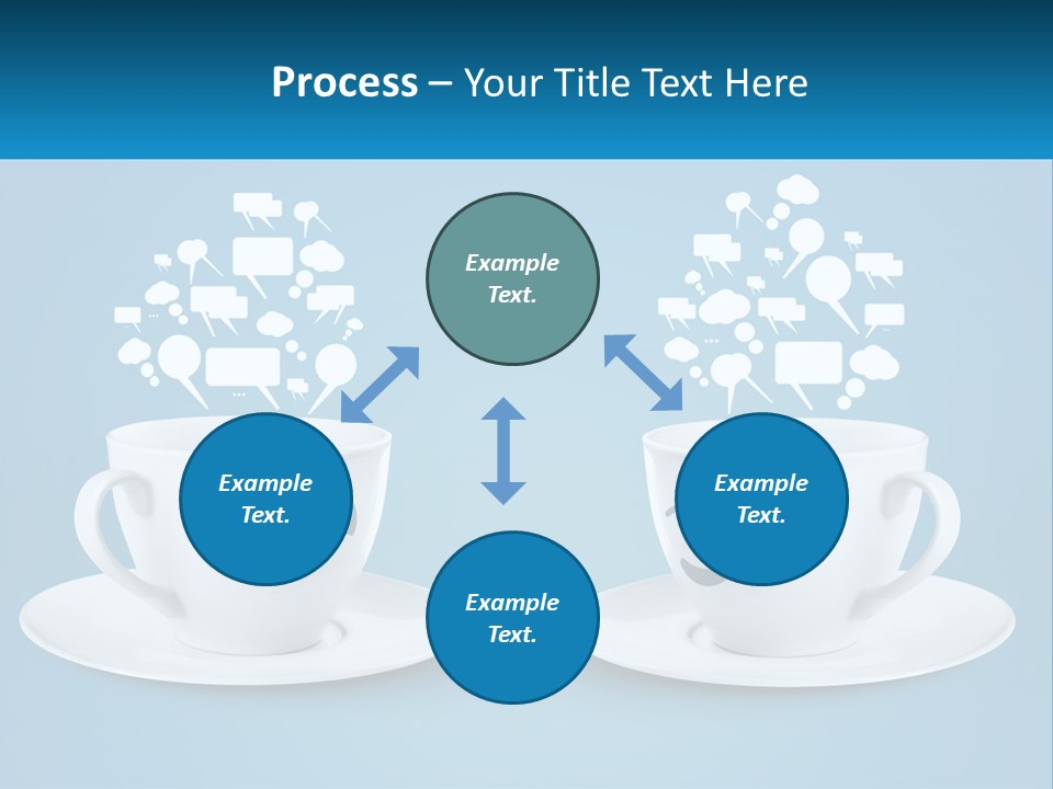 Chatting Over A Cup Of Tea PowerPoint Template