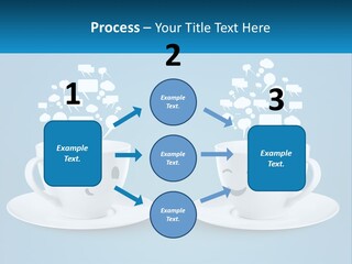 Chatting Over A Cup Of Tea PowerPoint Template