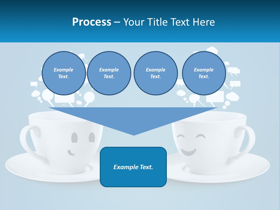 Chatting Over A Cup Of Tea PowerPoint Template