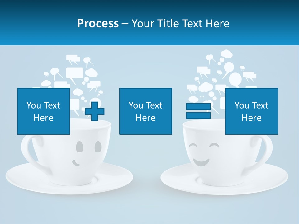Chatting Over A Cup Of Tea PowerPoint Template