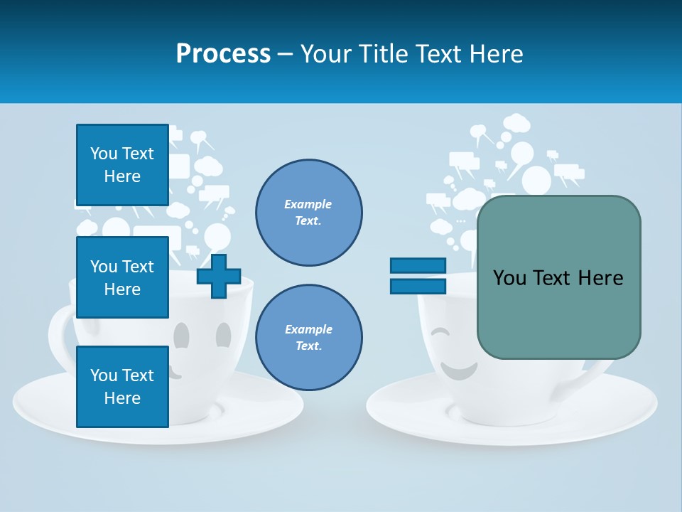 Chatting Over A Cup Of Tea PowerPoint Template
