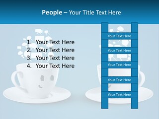 Chatting Over A Cup Of Tea PowerPoint Template
