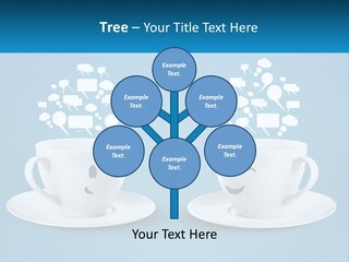 Chatting Over A Cup Of Tea PowerPoint Template