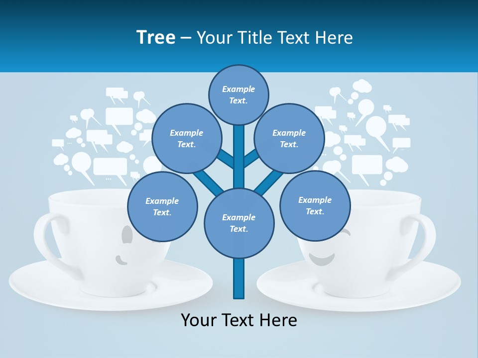 Chatting Over A Cup Of Tea PowerPoint Template