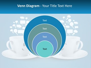 Chatting Over A Cup Of Tea PowerPoint Template