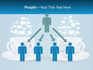 Chatting Over A Cup Of Tea PowerPoint Template