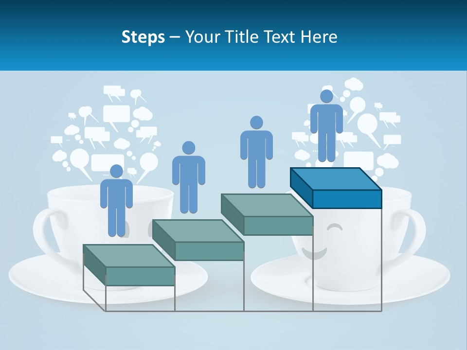 Chatting Over A Cup Of Tea PowerPoint Template