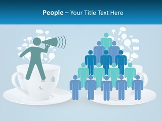 Chatting Over A Cup Of Tea PowerPoint Template