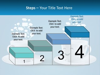 Chatting Over A Cup Of Tea PowerPoint Template