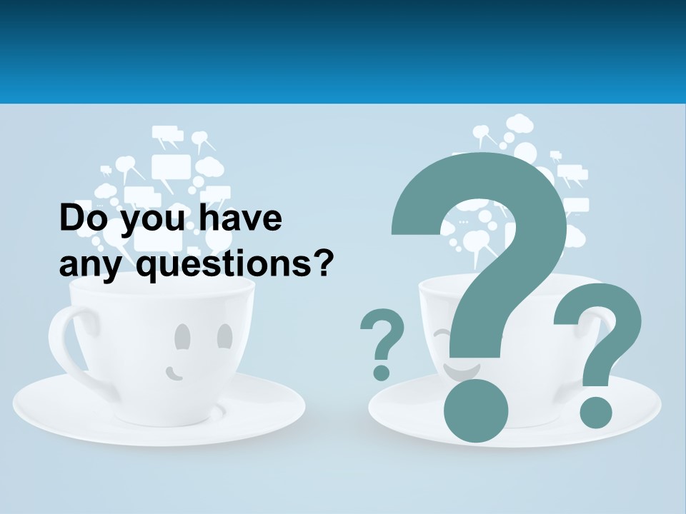 Chatting Over A Cup Of Tea PowerPoint Template