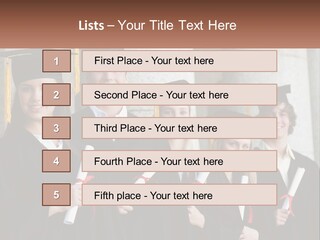 University Graduates PowerPoint Template