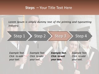 University Graduates PowerPoint Template