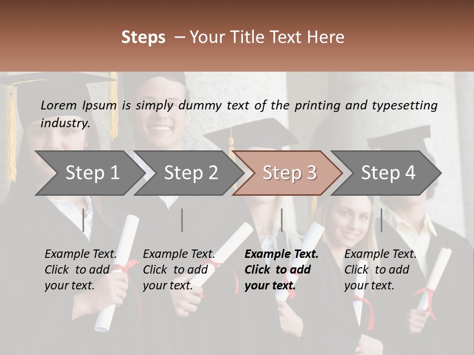 University Graduates PowerPoint Template