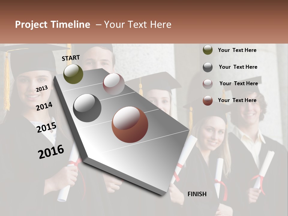 University Graduates PowerPoint Template