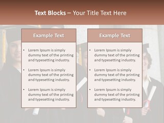 University Graduates PowerPoint Template
