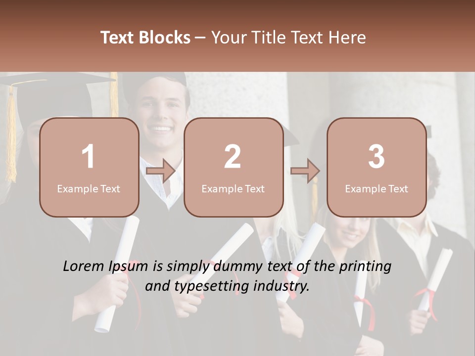 University Graduates PowerPoint Template
