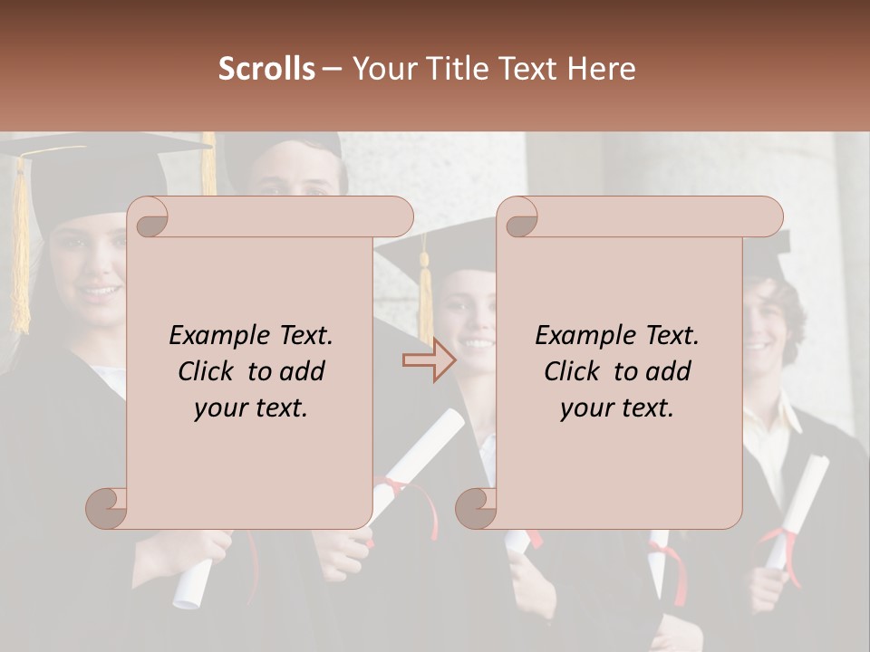 University Graduates PowerPoint Template
