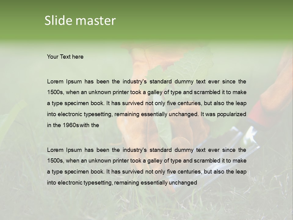 Gardening PowerPoint Template