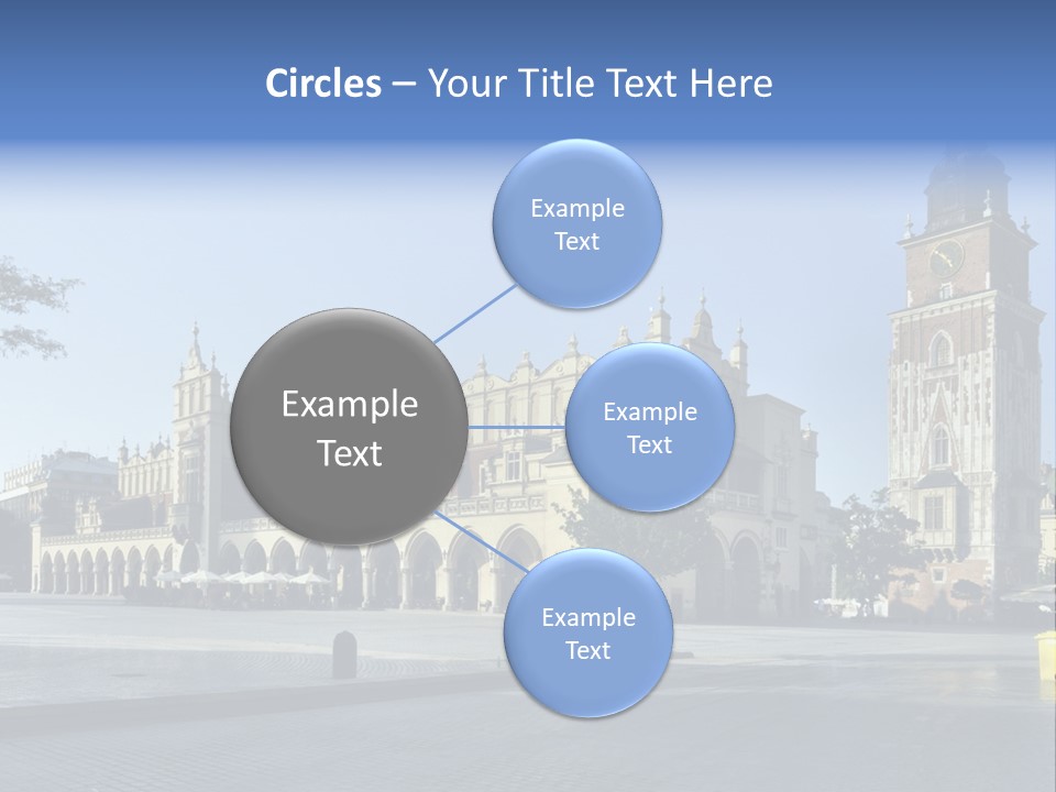 Kraków Hall, Poland PowerPoint Template