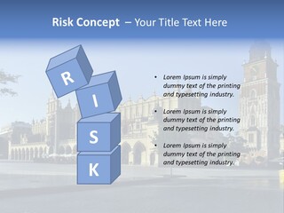 Kraków Hall, Poland PowerPoint Template