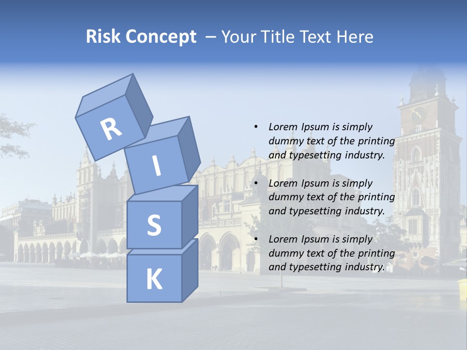 Kraków Hall, Poland PowerPoint Template