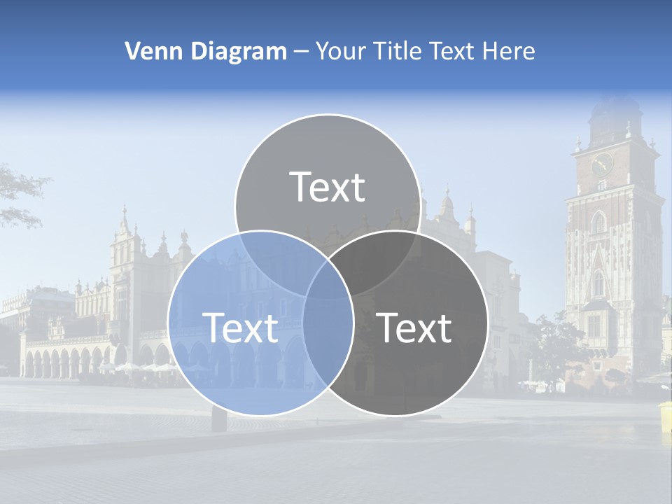 Kraków Hall, Poland PowerPoint Template
