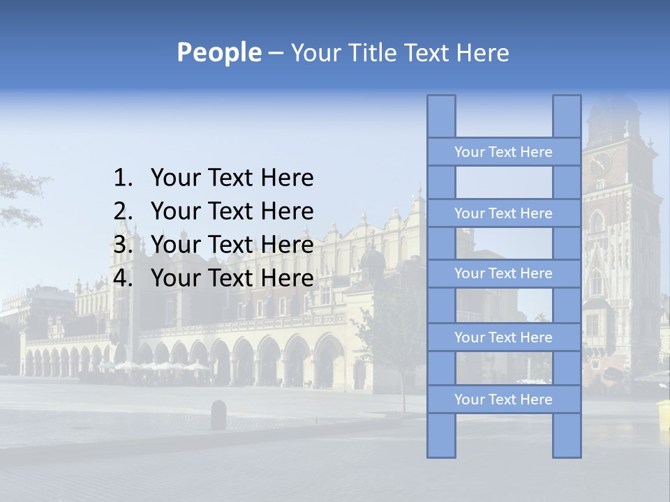 Kraków Hall, Poland PowerPoint Template