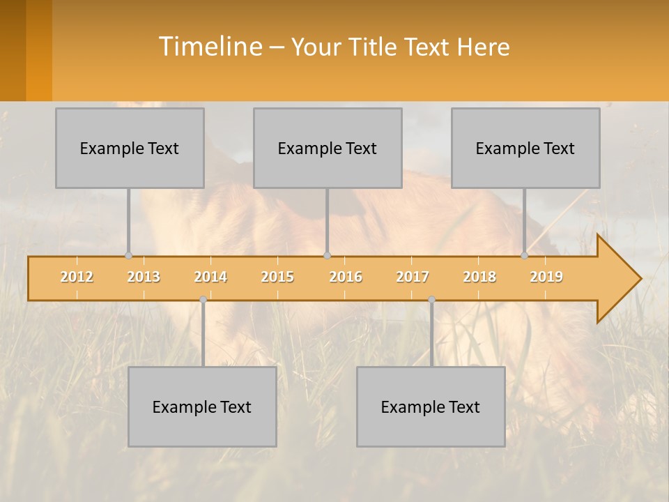 Russian Hunting Greyhound Dog PowerPoint Template